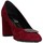 Chaussures Femme Escarpins Paola Ghia 7710 talons Femme Bordeaux Rouge
