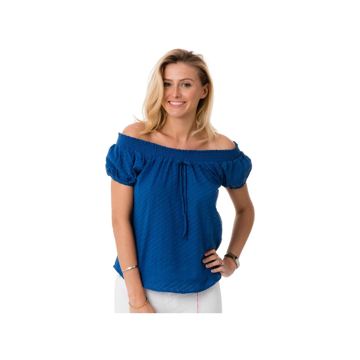 Vêtements Femme Débardeurs / T-shirts sans manche Kaporal NINA STRONG BLUE Bleu