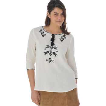 Vêtements Femme Mushroom sweatshirt with turn-up hem Kaporal LIFE OFF WHITE Blanc