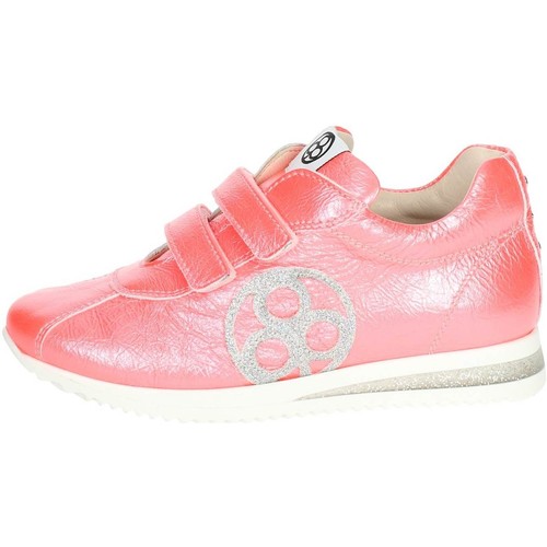 Chaussures Fille Baskets basses Florens E2330 Rouge