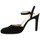 Chaussures Femme Guide des tailles Escarpins cuir velours Noir