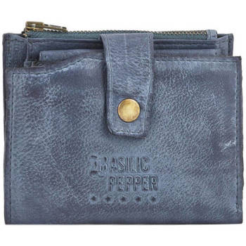 Sacs Femme Porte-monnaie Basilic Pepper Porte-monnaie porte-cartes cuir COW 16C-00BCOW94 Bleu