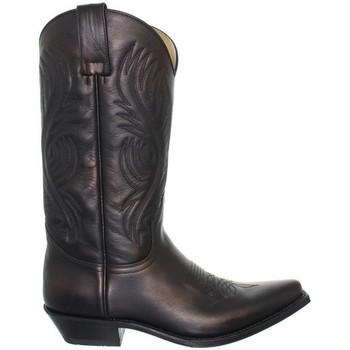 Sendra boots Santiags Femmes/Hommes  en cuir Ref 02799 Noir Noir