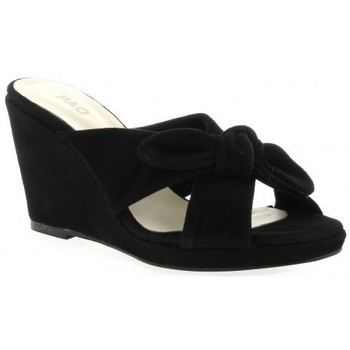 Pao Femme Mules  Nu Pieds Cuir Velours