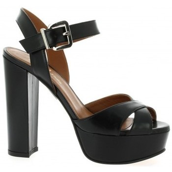 Chaussures Femme Gagnez 10 euros Essedonna Nu pieds cuir Noir