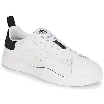 Chaussures Homme Baskets basses Diesel S-CLEVER LOW Blanc / Noir