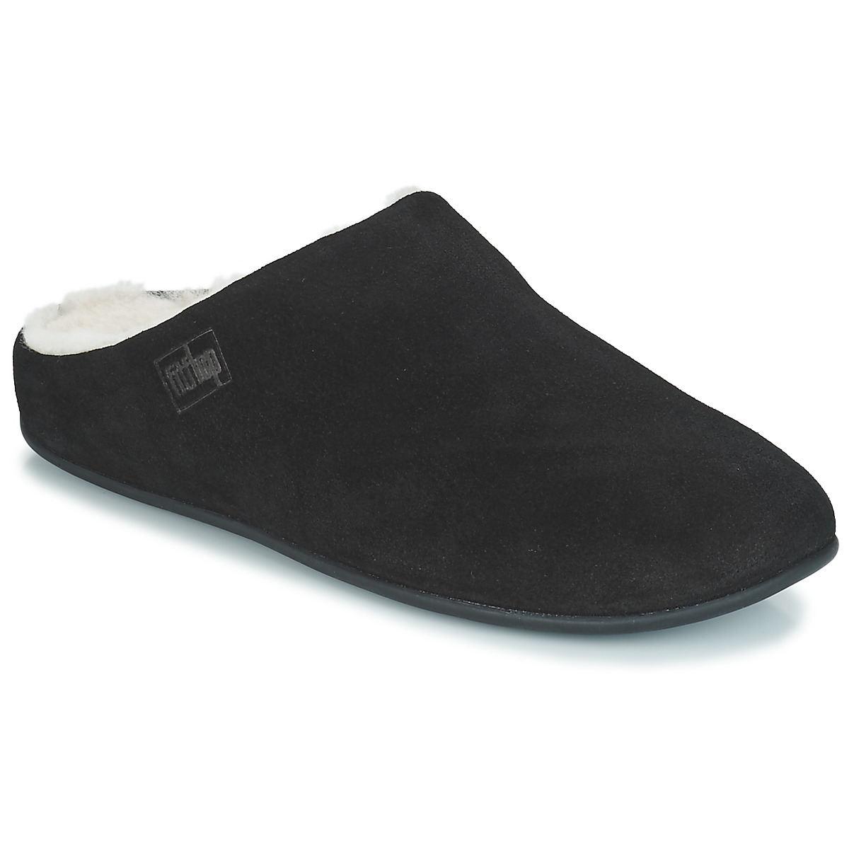 Chaussures Femme Chaussons FitFlop CHRISSIE SHEARLING Noir