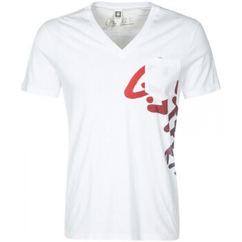 Vêtements Homme T-shirts manches courtes G-Star Raw T-Shirt ART EXILE Blanc Blanc