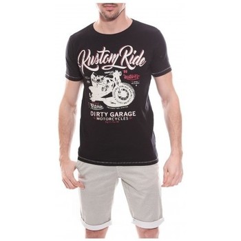 Vêtements T-shirts & Polos Ritchie T-shirt col rond NAJA Noir