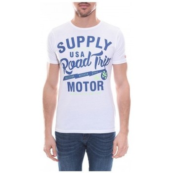 Vêtements T-shirts & Polos Ritchie T-shirt col rond en coton NELSON Blanc