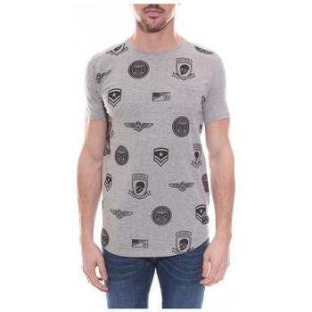 Vêtements Homme T-shirts manches courtes Ritchie T-shirt oversize col rond en coton stretch NIKOS Gris
