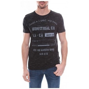 Vêtements Homme T-shirts manches courtes Ritchie T-shirt col rond NOUGAT Noir