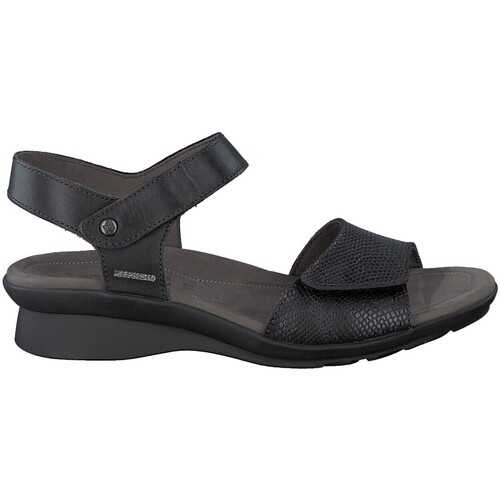 Sandales et Nu-pieds Mephisto Sandale cuir PATTIE Noir - Chaussures Sandale Femme 145 