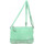 Sacs Femme Sacs porté main Fuchsia Mini sac extra-plat  déco strass / cloutée - Vert Multicolore