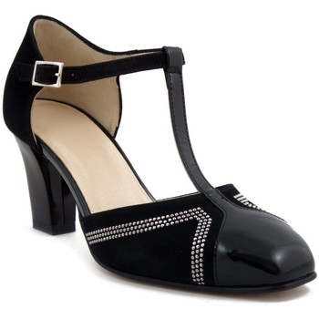 Chaussures Femme Escarpins Osvaldo Pericoli Voir toutes les ventes privées, Daim et Cuir Brillant - 8062 Noir