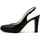 Chaussures Femme Escarpins Osvaldo Pericoli Femme Chaussures, Sandales en Cuir, Talon et Plateau-380NE Noir