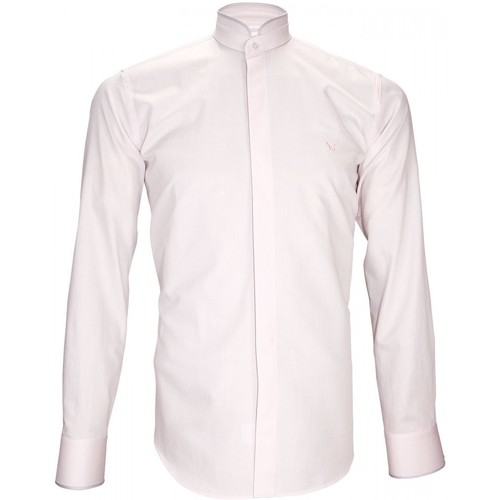 Vêtements Homme Chemises manches longues Andrew Mc Allister chemise habillee breafter rose Rose