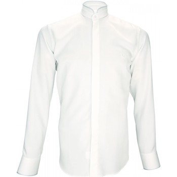 Vêtements Homme Chemises manches longues Andrew Mc Allister chemise habillee breafter blanc Blanc