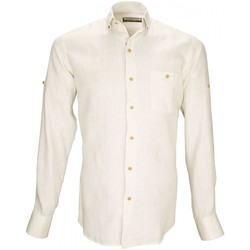 Vêtements Homme Chemises manches longues Emporio Balzani chemise en lin san remo beige Beige