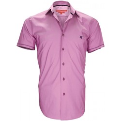 Vêtements Homme Chemises manches courtes Andrew Mc Allister chemisette mode new pacifique parme Rose