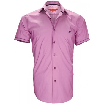 Vêtements Homme Chemises manches courtes Emporio Armani Eer chemisette mode new pacifique parme Rose