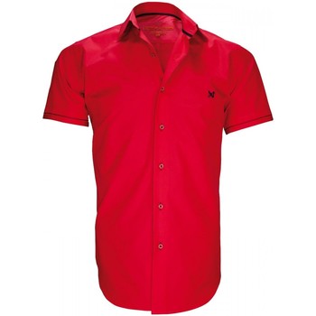 Vêtements Homme Chemises manches courtes polo-shirts men usb Sockser chemisette mode pacific rouge Rouge