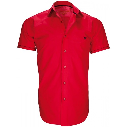 Vêtements Homme Chemises manches courtes Andrew Mc Allister chemisette mode pacific rouge Rouge