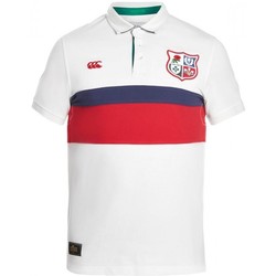 Vêtements Polos manches courtes Canterbury Polo rugby - adulte - Les Lion Blanc
