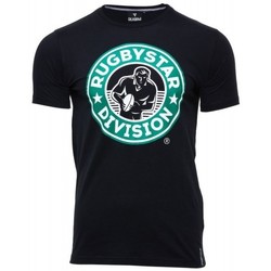 Vêtements T-shirts & Polos Rugby Division T-SHIRT RUGBY ADULTE - RUGBYST Noir