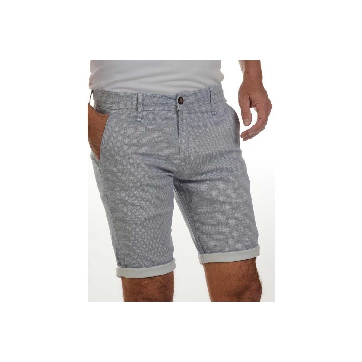 Vêtements Shorts / Bermudas Camberabero BERMUDA RUGBY - CHINO - CAMBÉR Blanc
