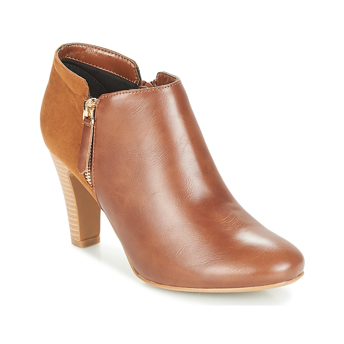 Chaussures Femme Low Wide boots Moony Mood FADI Camel