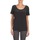 Vêtements Femme T-shirts manches courtes Calvin Klein Jeans WAGMAR SILK Noir