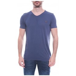 Vêtements Homme T-shirts manches courtes Ritchie T-shirt col V en coton NORMAN Bleu