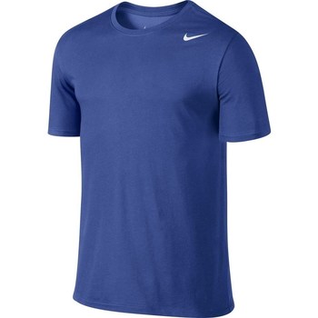 Vêtements Homme T-shirts Grey manches courtes Nike Dri Fit Version 2 Bleu