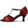 Chaussures Femme Sandales et Nu-pieds Osvaldo Pericoli Femme Chaussure de Danse, Daim et Glitter-EB140 Rouge