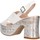 Chaussures Femme Sandales et Nu-pieds Martina B Mbss18-217-mu santal Femme blanc Blanc