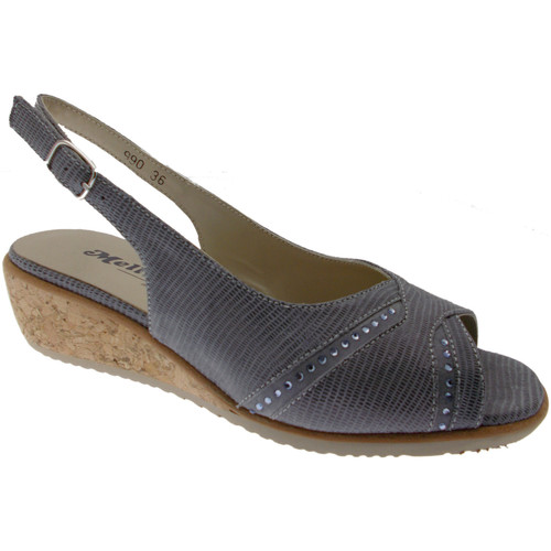 Chaussures Oh My Sandals Melluso MET425je Bleu