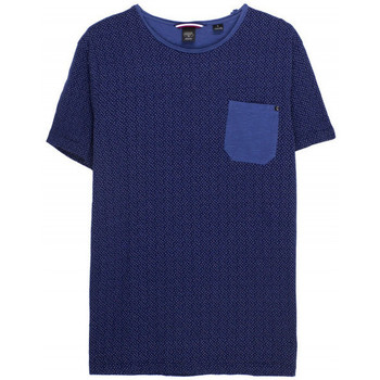 Vêtements Homme T-shirts manches courtes Casual Friday Pullover 'Karl' cachi marino T-Shirt Homme Cisko Bleu Bleu