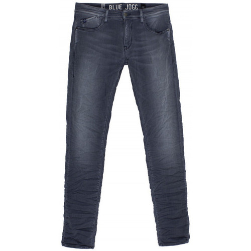 Vêtements Homme Jeans slim Le Temps des Cerises Jegging 711 WM113 Black/Blue Noir
