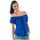 Vêtements Femme Chemises / Chemisiers Kaporal Chemisier Femme Nina Bleu Bleu