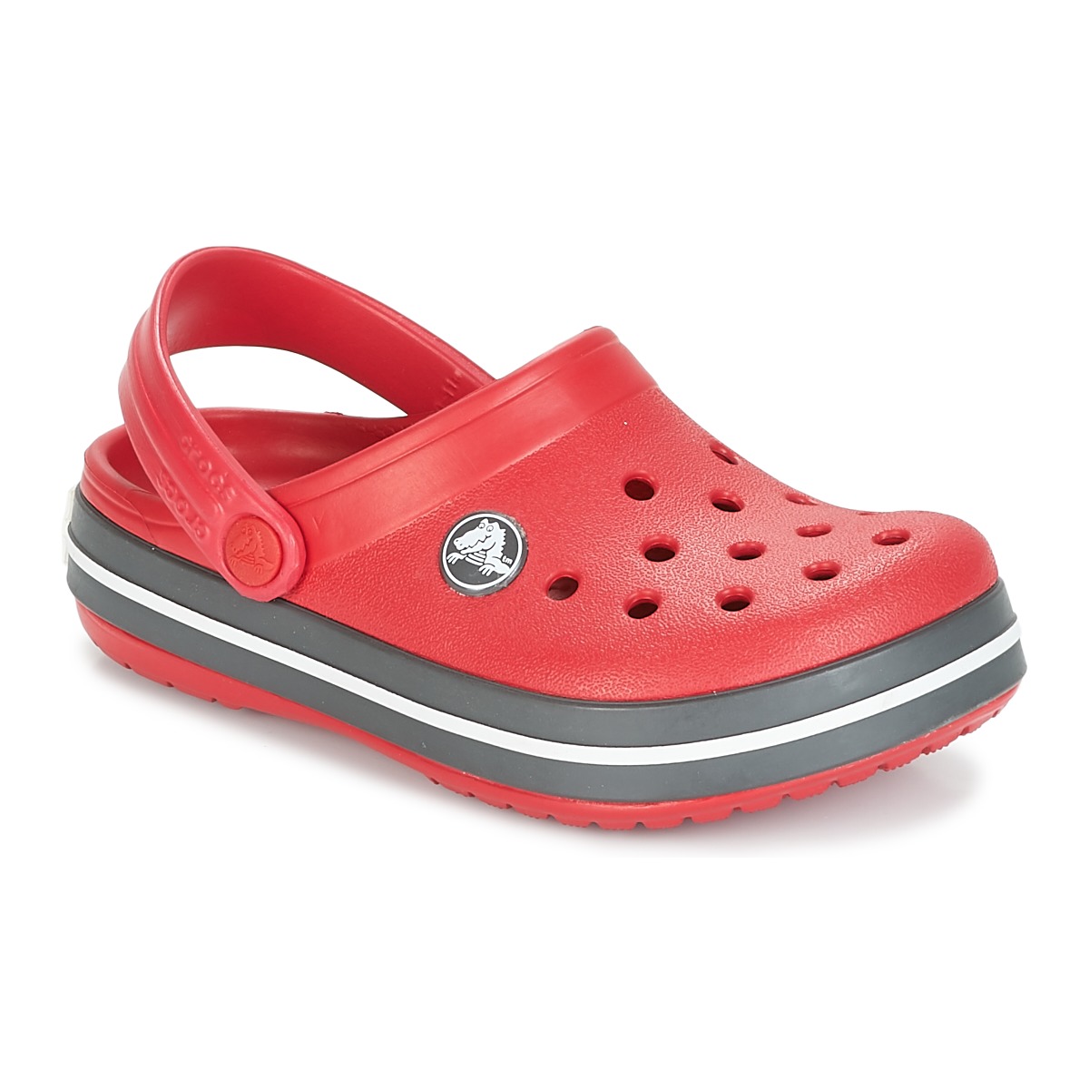Chaussures Enfant Sabots Taffy Crocs CROCBAND CLOG KIDS Rouge