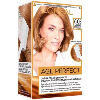 Beauté Colorations L'oréal Excellence Age Perfect Couleur De Cheveux 6.03 Blond Foncé Écl 