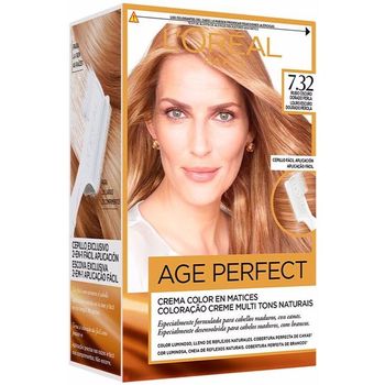 Beauté Colorations L'oréal Excellence Age Perfect Tinte 7,32 Rubio Dorado Perla 