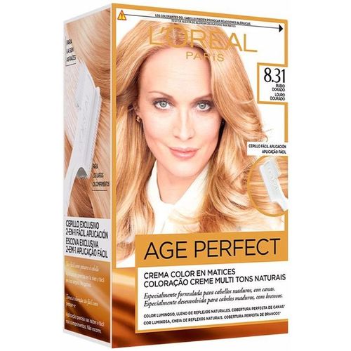 Beauté Colorations L'oréal Excellence Age Perfect Teinte 8.31 Blond Doré 