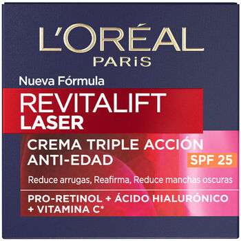 Beauté Femme En vous inscrivant vous bénéficierez de tous nos bons plans en exclusivité L'oréal Revitalift Laser Crema Día Spf20 