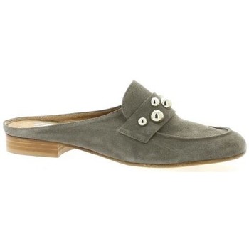 Chaussures Femme Mules Pao Mules cuir velours Gris