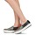 Chaussures Femme Alexander McQueen logo-print chain-link bracelet Schwarz DAZE Noir / Multicolore
