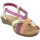 Chaussures Femme SOLDES jusquà -60 Marila Sandales  en cuir ref_neox43580-multi Multicolore