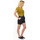 Vêtements Femme Shorts Nylon / Bermudas Kaporal Short Femme Fast Noir Noir