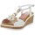 Chaussures Femme Escarpins Marila Talons compensés  en cuir ref_neox43585-multi Blanc